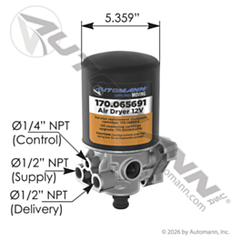 Air Dryer ADSP Type 12V-90W Assy