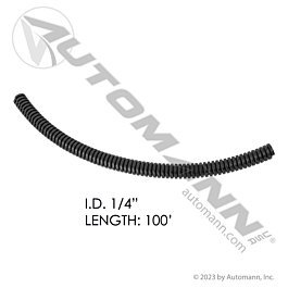 Poly Split Loom 1/4in ID - 100FT Roll