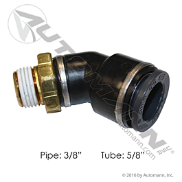 PLC 45 Deg Swivel Elbow 5/8 X 3/8in