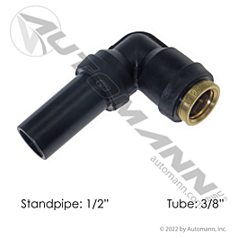 PLC Standpipe Elbow 3/8in x 1/2in