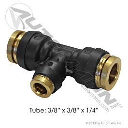 PLC Union Tee DOT 3/8 X 3/8 X 1/4in