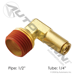 Brass PLC Male Elbow 1/4 X 1/2in