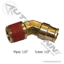 Brass PLC 45 Deg NS Elbow 1/2 X 1/2in