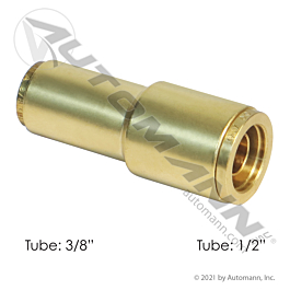 177.13B6268 - Brass PLC Reducing Union 1/2in to 3/8in