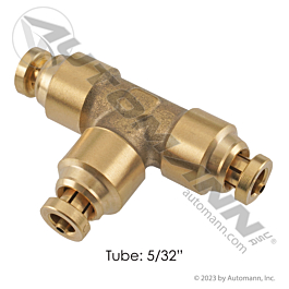 177.13B6425 - Brass PLC Union Tee 5/32in