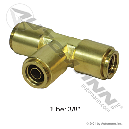177.13B646 - Brass PLC Union Tee 3/8in