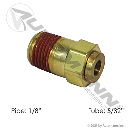 177.13B6825A - Brass PLC Male Connector 5/32 X 1/8in