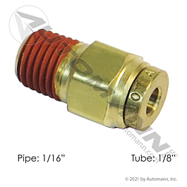 177.13B682X1 - Brass PLC Male Connector 1/8 X 1/16in