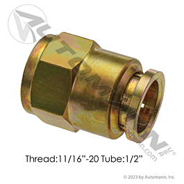 177.13B688 - Brass PLC Retrofit Connector 1/2in