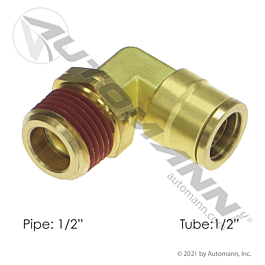 177.13B698D - Brass PLC Male SWL Elbow 1/2 X 1/2in