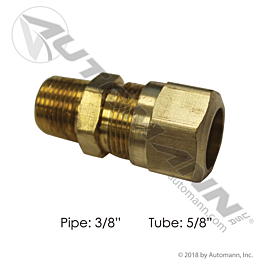 177.146810C - Male Connector DOT 5/8IN x 3/8NPT