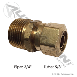177.146810E - Male Connector DOT 5/8IN x 3/4NPT