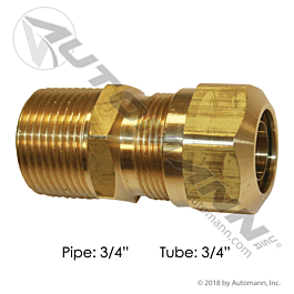 177.146812E - Male Connector DOT 3/4IN x 3/4NPT