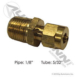 177.146825A - Male Connector DOT 5/32IN x 1/8NPT