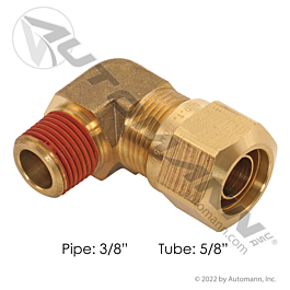 177.146910C - Male Elbow DOT 5/8in X 3/8NPT