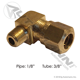 177.14696A - Male Elbow DOT 3/8IN x 1/8NPT