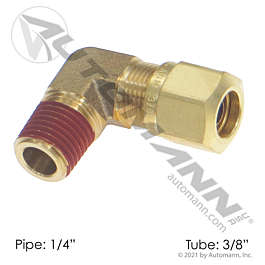 177.14696B - Male Elbow DOT 3/8IN x 1/4NPT
