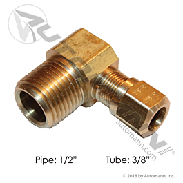 177.14696D - Male Elbow DOT 3/8IN x 1/2NPT