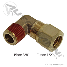 177.14698C - Male Elbow DOT 1/2IN x 3/8NPT