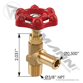 177.4228C - Shutoff Valve 1/2in Hose X 3/8in NPT