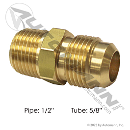 177.84810D - Male Connector 5/8in SAE X 1/2in Pipe