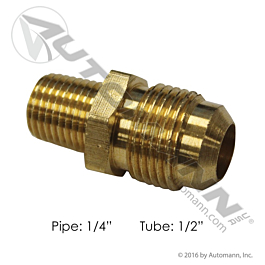 177.8488B - Male Connector 1/2in SAE X 1/4in Pipe