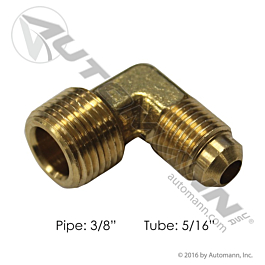 177.8495C - Male Elbow 5/16in SAE X 3/8in Pipe