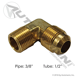 177.8498C - Male Elbow 1/2in SAE X 3/8in Pipe