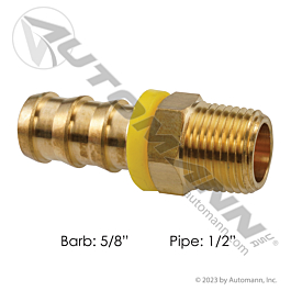177.86510D - Push-On Fitting 5/8in Hose X 1/2in Pipe