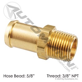 177.88110C - Bead Fitting 5/8in Hose x 3/8in Pipe