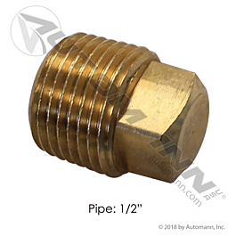 177.9109D - Square Head Plug 1/2NPT