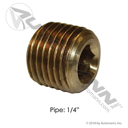 177.9118B - Countersunk Hex Head Plug 1/4NPT