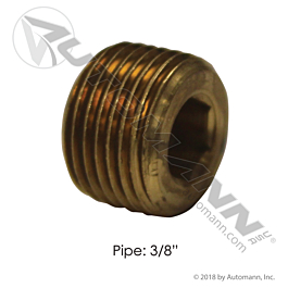177.9118C - Countersunk Hex Head Plug 3/8NPT