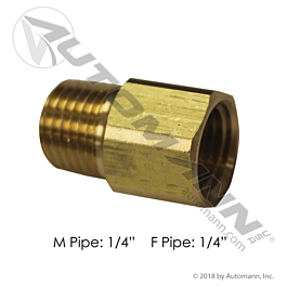 177.9120BB - Adapter 1/4NPT Male x 1/4NPT Female