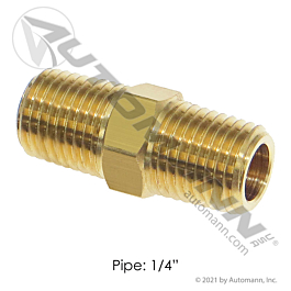 177.9122B - Hex Nipple 1/4NPT