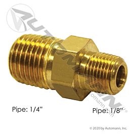 177.9122BA - Hex Nipple 1/4NPT x 1/8NPT
