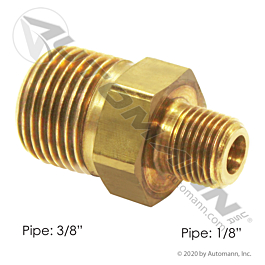 177.9122CA - Hex Nipple 3/8NPT x 1/8NPT
