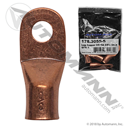 178.3055-5 - Lug Copper 3/0 GA 3/8in Stud - 5pk