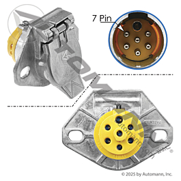 179.1059 - Socket 7 Way ISO