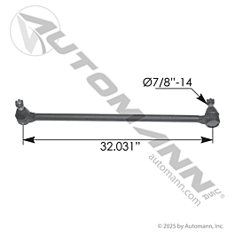 463.DS1275 - Drag Link 32.031in C to C Freightliner
