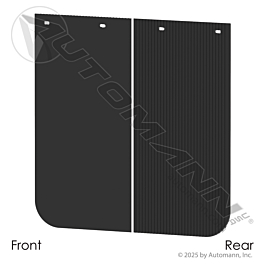 562.122424B - Black Poly Anti-Spray 24 x 24 x 0.24in