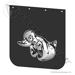 562.142424RDC - Rubber Duck Black Poly 24 x 24 x 0.17in