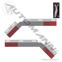 562.441 - Conspicuity Plate Set Angled Aluminum
