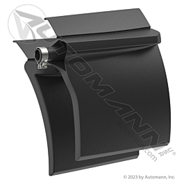 562.9014K - Quarter Fender Kit Black Freightliner P4