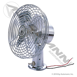 562.MF612 - Dash Fan Metal 6in Dia 12V