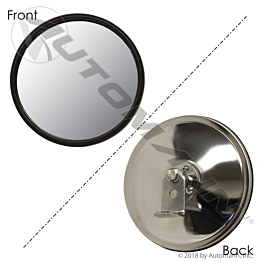 563.9002 - Convex Mirror w/ L Bracket 6in S.Steel
