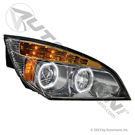 564.46002DCY - RH LED Headlamp Chrome Cascadia P4