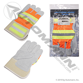 571.G2003XL - Gloves Leather Palm Reflective XLarge
