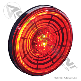 571.LD41R13 - LED S/T/T Light 4in Round Red Multi-Halo