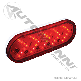 571.LD10CR9 - Marker Light LED 2.5in Red Clear Lens